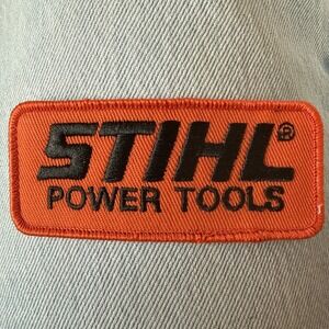 Vintage Stihl Power Tools PATCH 4" x 1.75"‎ for Jacket Trucker Hat Bag